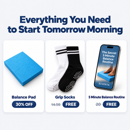 Suverta™ Balance System — 5-Minute At-Home Balance Training Kit