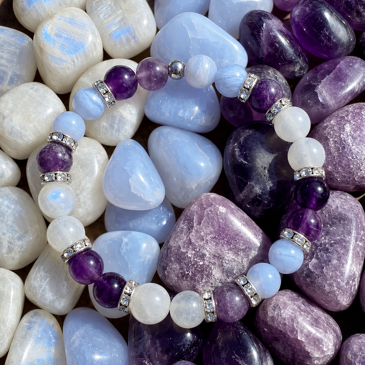 Suverta Calm Stone Bracelet Natural Anxiety & Sleep Support for Teen Girls