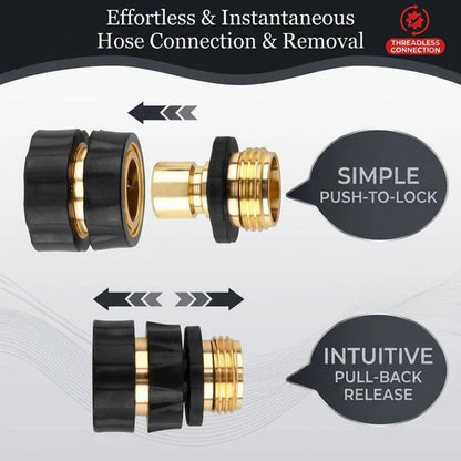 AeroLock Pro — Instant-Connect Garden Hose Coupling